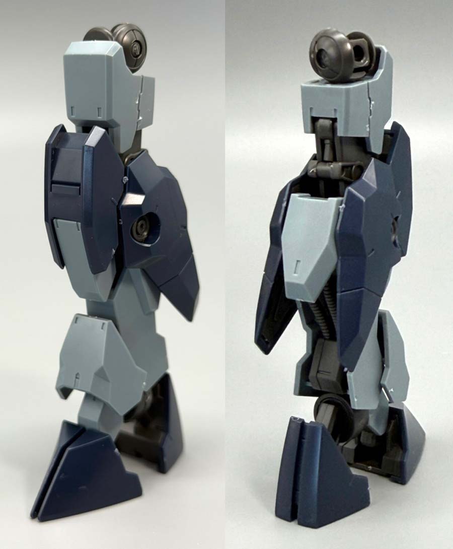 HGガンダムザガンのガンプラレビュー画像です