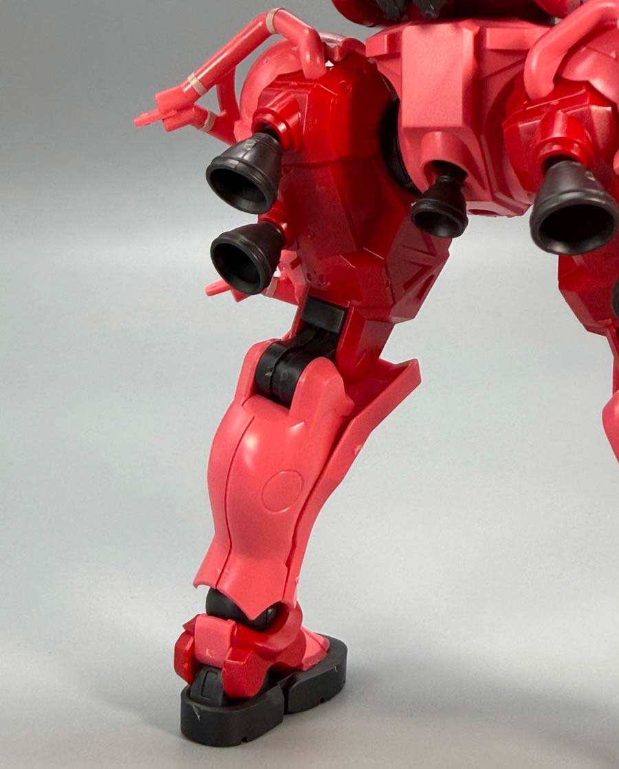 HGシャア専用ザク（GQ）のガンプラレビュー画像です