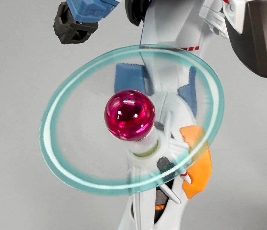 HGジークアクス（エンディミオン・ユニット覚醒時）のガンプラレビュー画像です