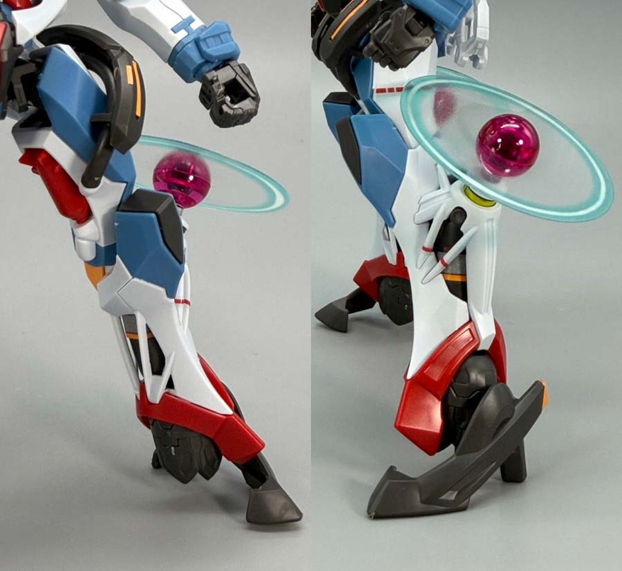 HGジークアクス（エンディミオン・ユニット覚醒時）のガンプラレビュー画像です