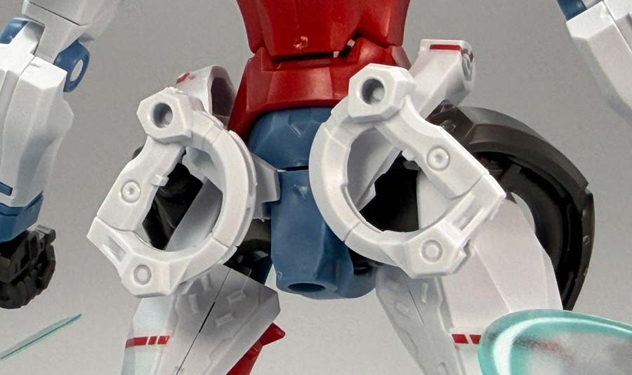 HGジークアクス（エンディミオン・ユニット覚醒時）のガンプラレビュー画像です