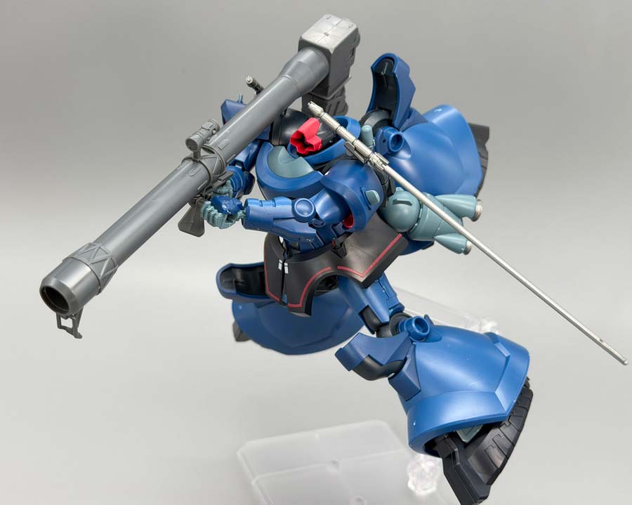 HGシャリア専用リック・ドム（GQ）のガンプラレビュー画像です