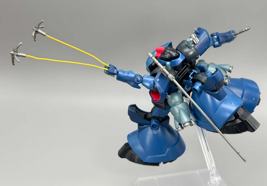 HGシャリア専用リック・ドム（GQ）のガンプラレビュー画像です