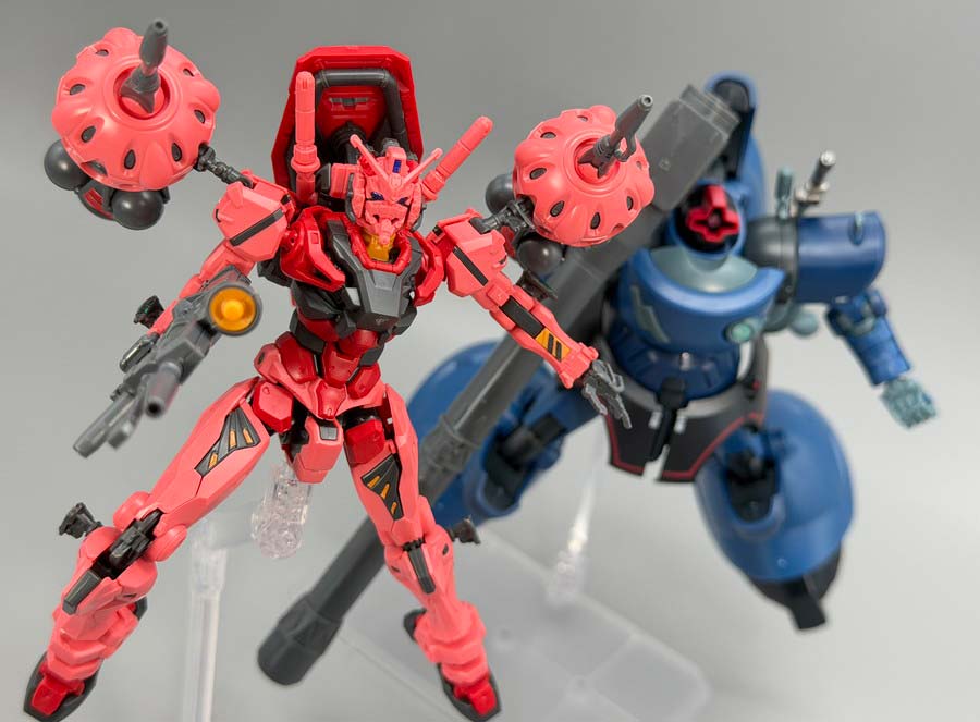 HGシャリア専用リック・ドム(GQ)のガンプラレビュー画像です