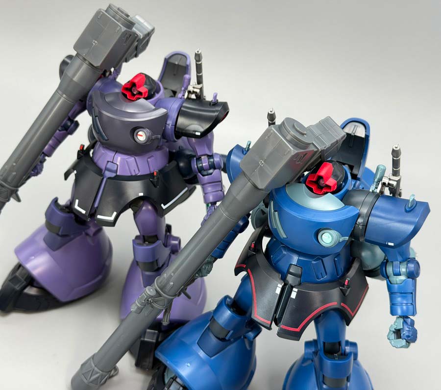 HGシャリア専用リック・ドム(GQ)のガンプラレビュー画像です