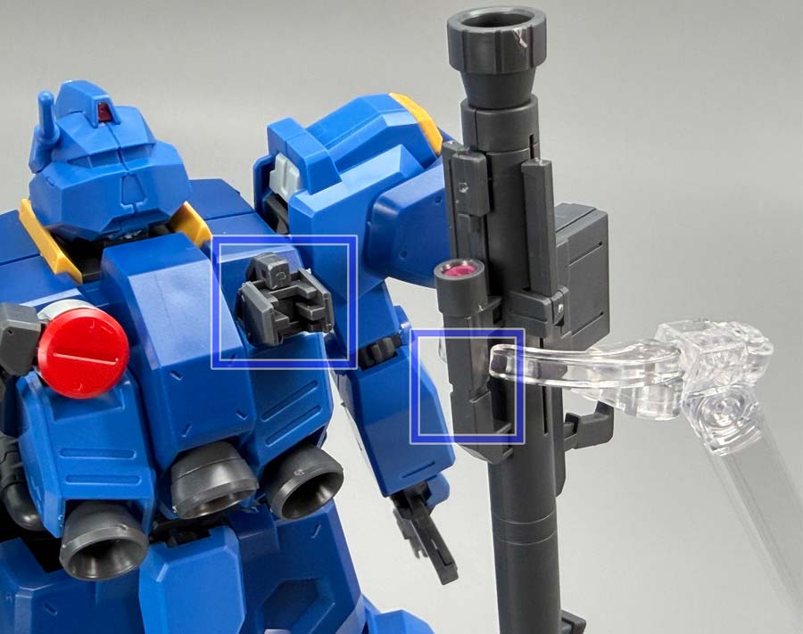 HGグスタフ･カール00型のガンプラレビュー画像です