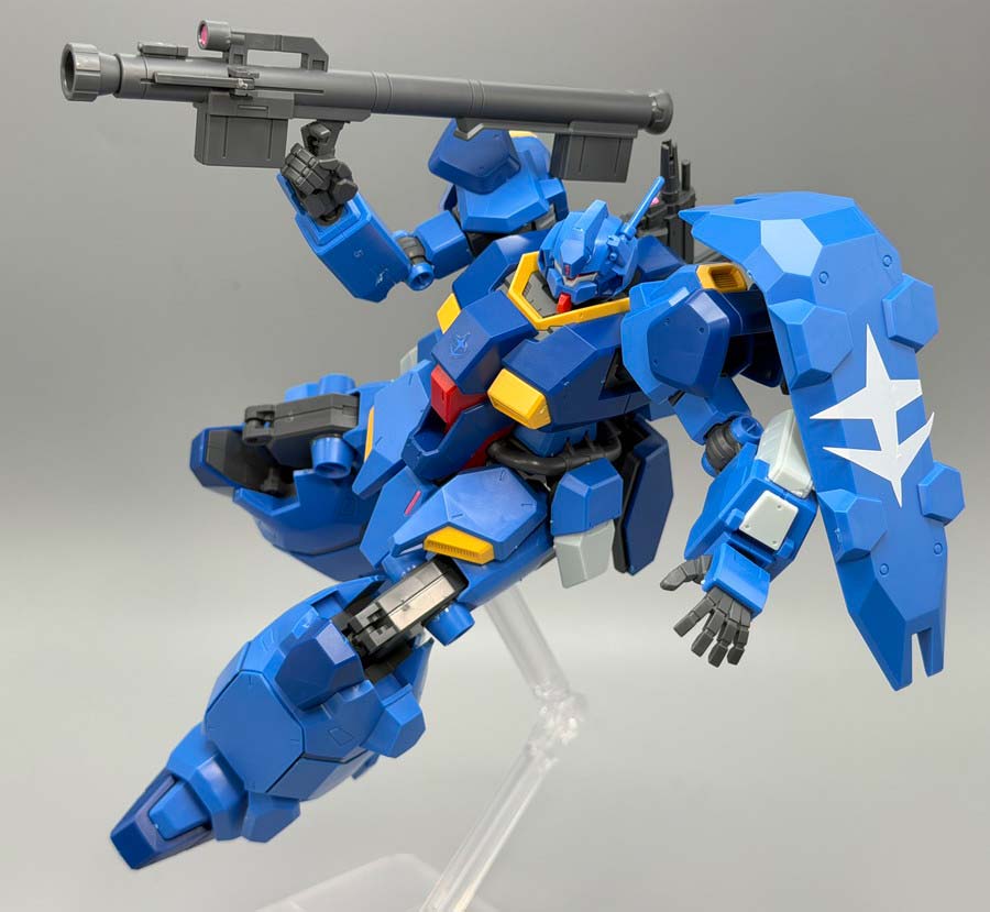 HGグスタフ･カール00型のガンプラレビュー画像です