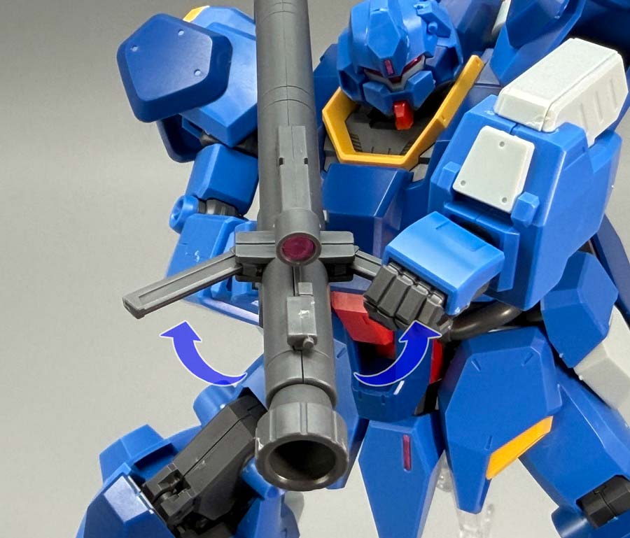 HGグスタフ･カール00型のガンプラレビュー画像です