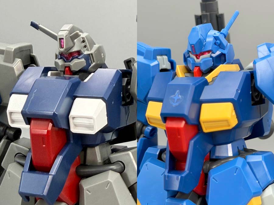 HGグスタフ･カールのバリエーション、種類の違いのガンプラ画像です