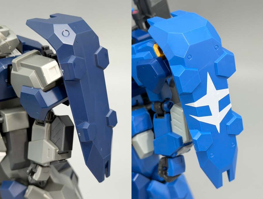 HGグスタフ･カールのバリエーション、種類の違いのガンプラ画像です