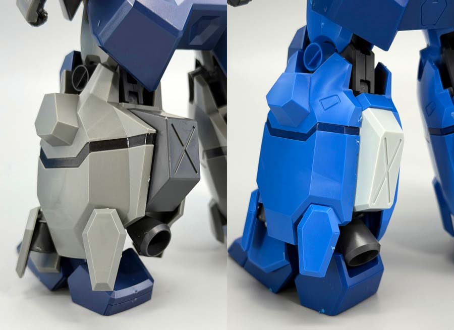 HGグスタフ･カールのバリエーション、種類の違いのガンプラ画像です