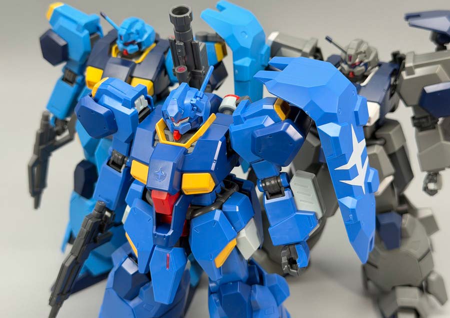 HGグスタフ･カールのバリエーション、種類の違いのガンプラ画像です