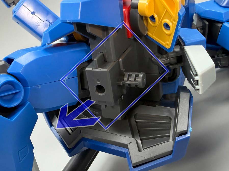 HGグスタフ･カール00型のガンプラレビュー画像です