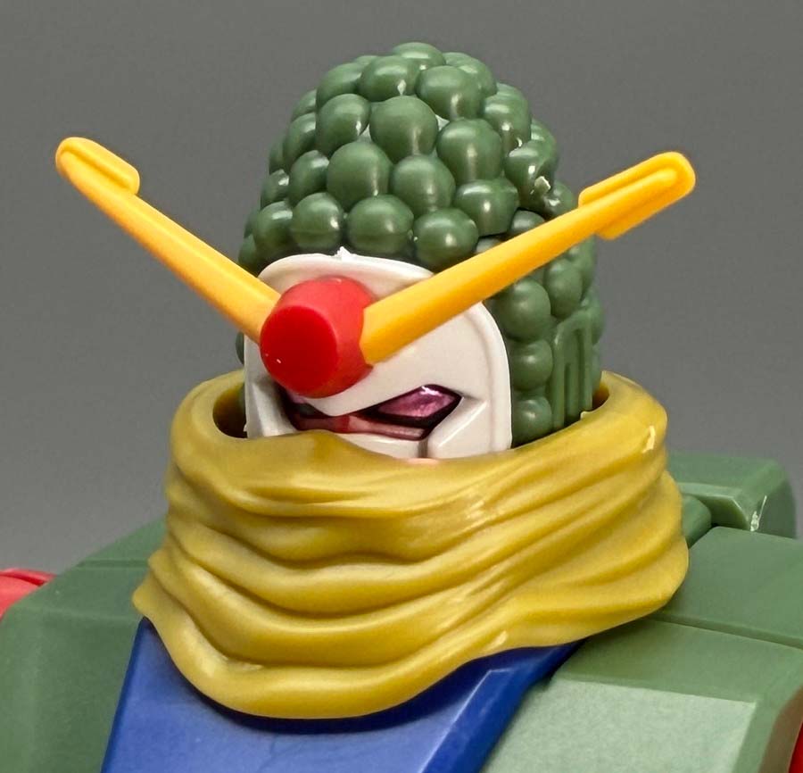 HGマンダラガンダムのガンプラレビュー画像です