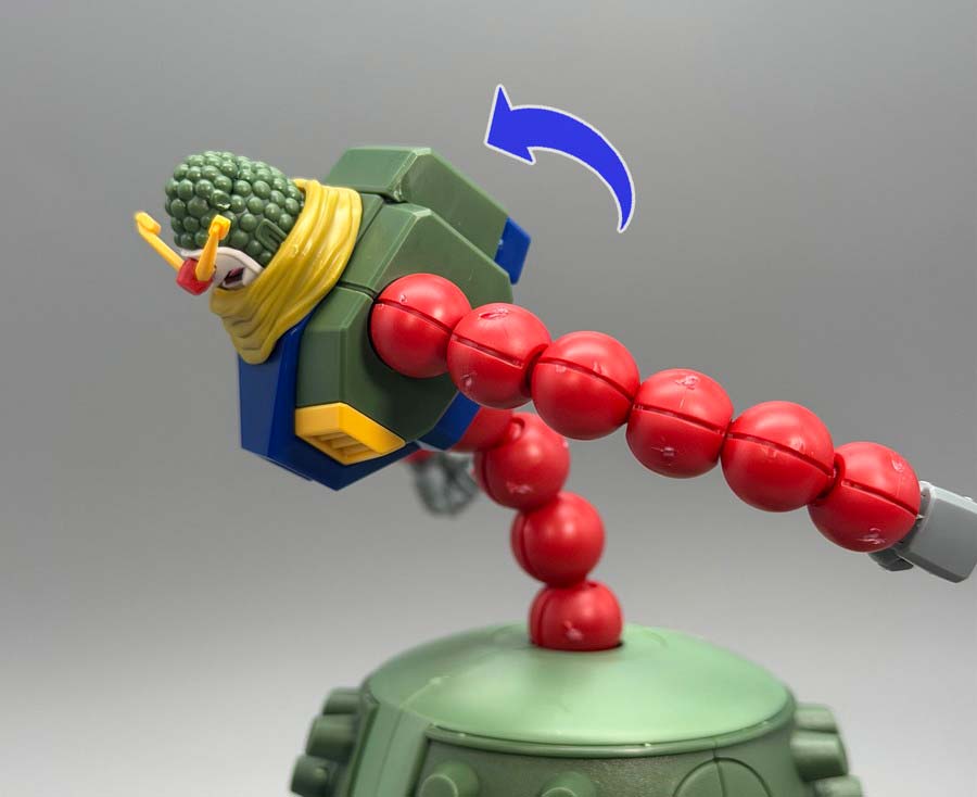 HGマンダラガンダムのガンプラレビュー画像です