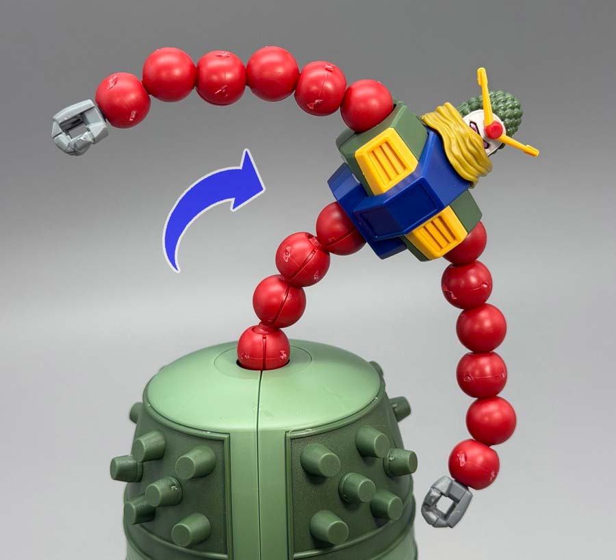 HGマンダラガンダムのガンプラレビュー画像です