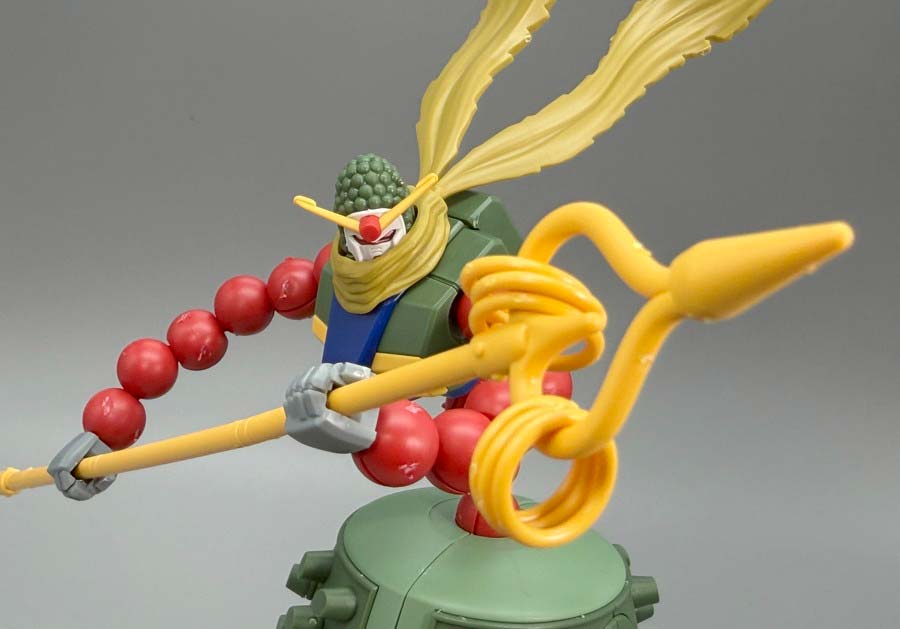 HGマンダラガンダムのガンプラレビュー画像です