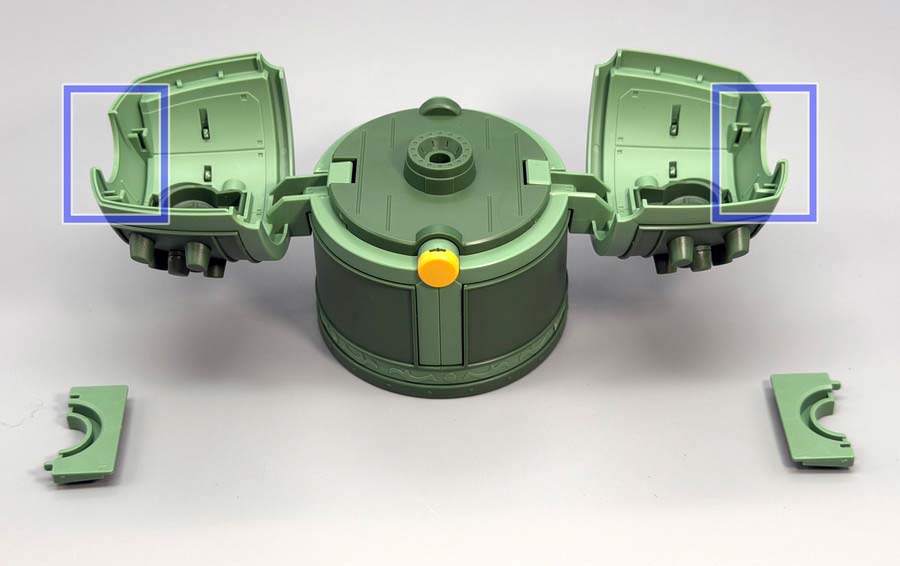 HGマンダラガンダムのガンプラレビュー画像です