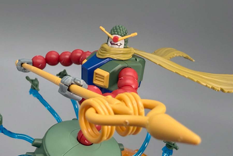 HGマンダラガンダムのガンプラレビュー画像です