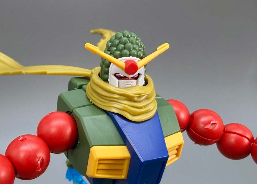 HGマンダラガンダムのガンプラレビュー画像です