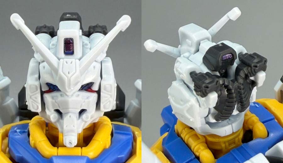 HG白いガンダムのガンプラレビュー画像です