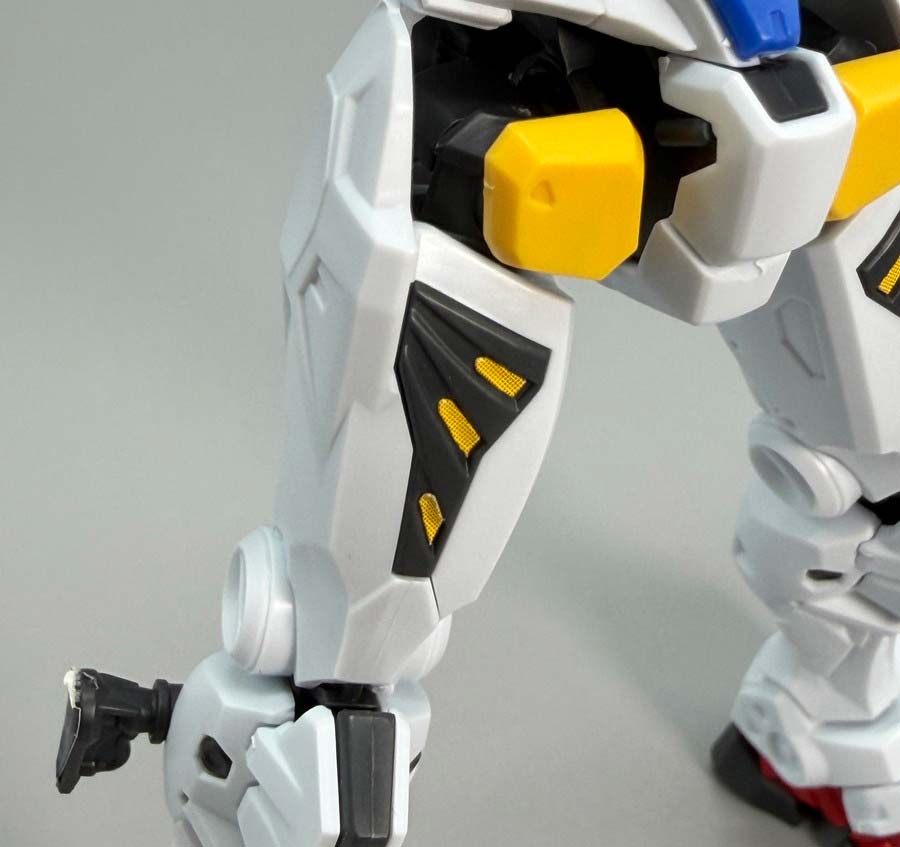 HG白いガンダムのガンプラレビュー画像です