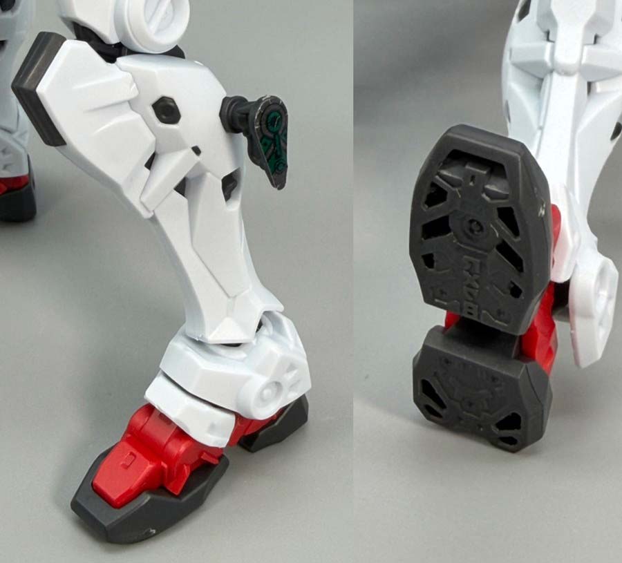 HG白いガンダムのガンプラレビュー画像です