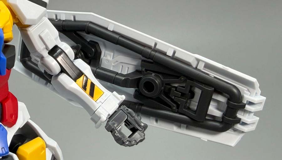 HG白いガンダムのガンプラレビュー画像です