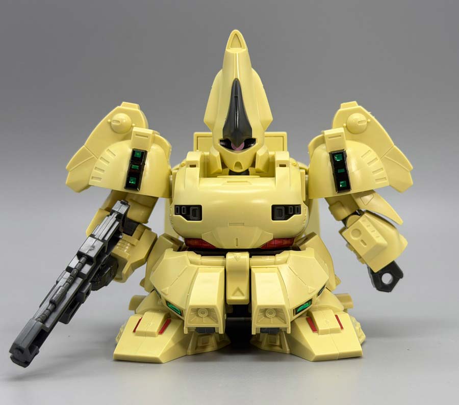 BB戦士ジ・オのガンプラレビュー画像です