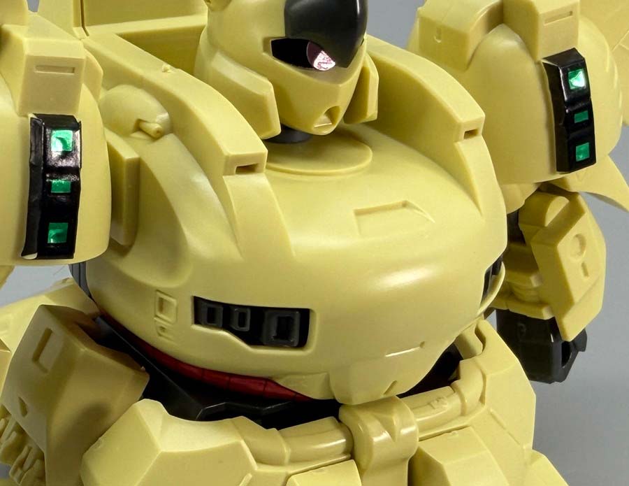 BB戦士ジ・オのガンプラレビュー画像です