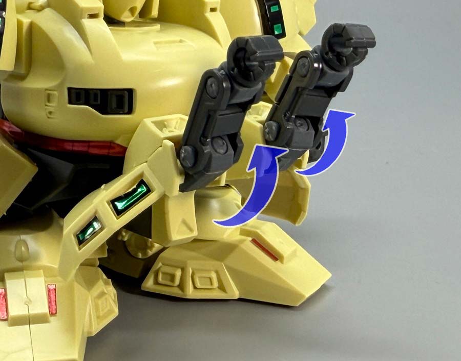 BB戦士ジ・オのガンプラレビュー画像です