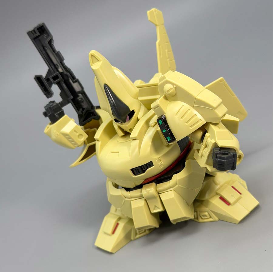 BB戦士ジ・オのガンプラレビュー画像です