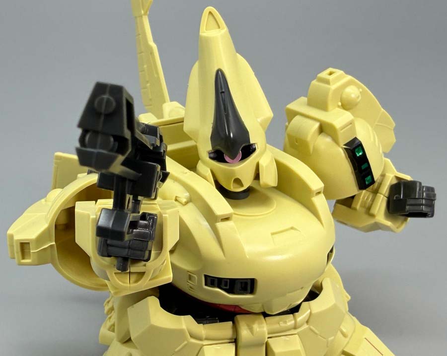 BB戦士ジ・オのガンプラレビュー画像です