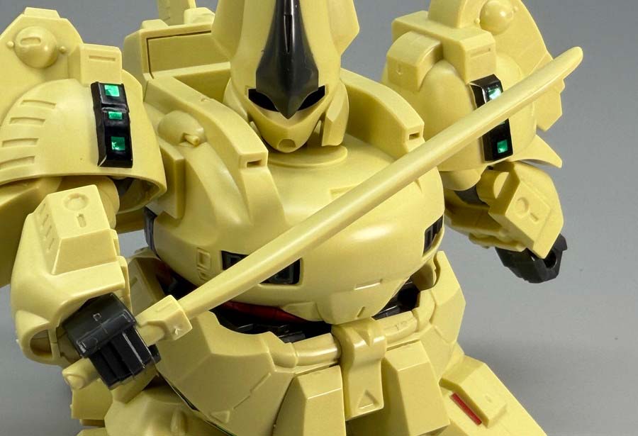 BB戦士ジ・オのガンプラレビュー画像です