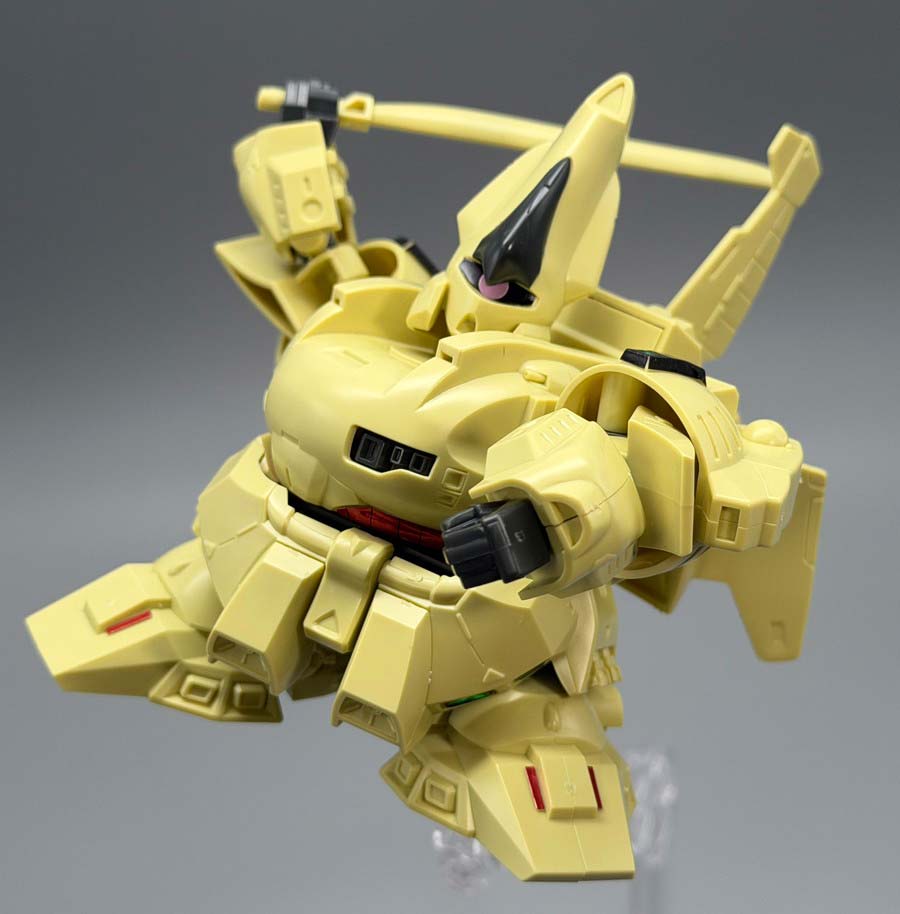 BB戦士ジ・オのガンプラレビュー画像です