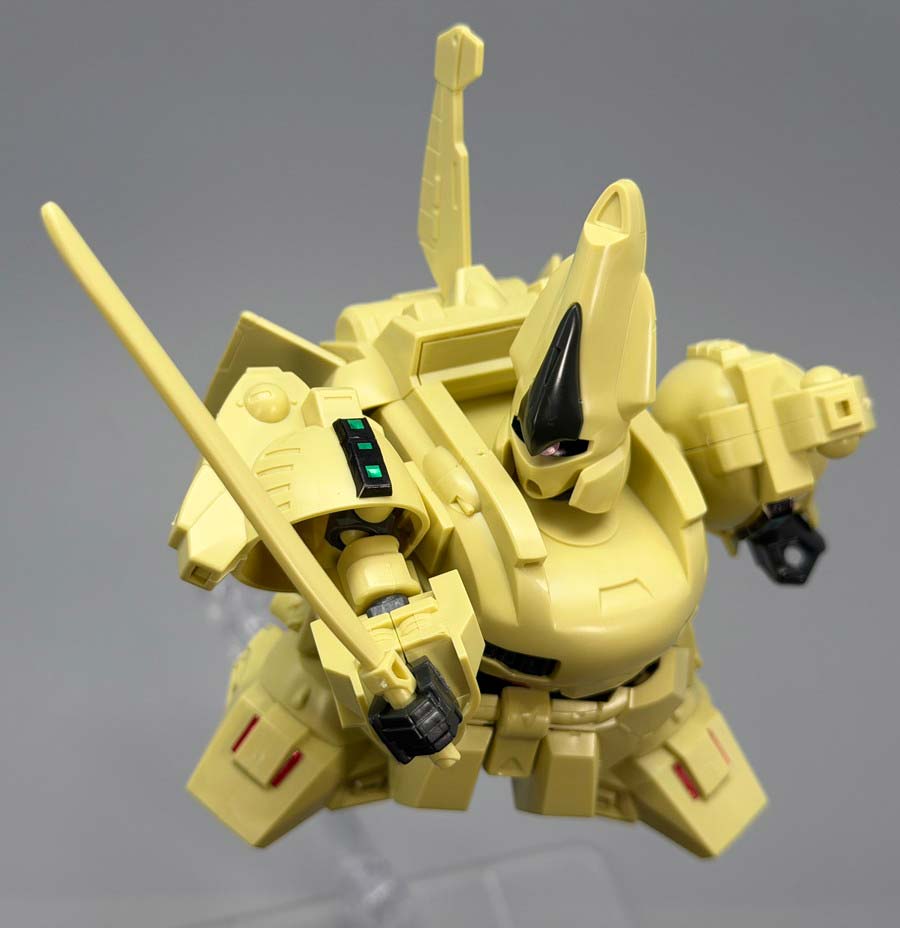 BB戦士ジ・オのガンプラレビュー画像です