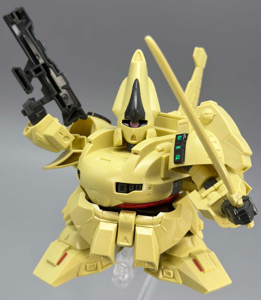 BB戦士ジ・オのガンプラレビュー画像です