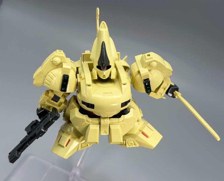 BB戦士ジ・オのガンプラレビュー画像です