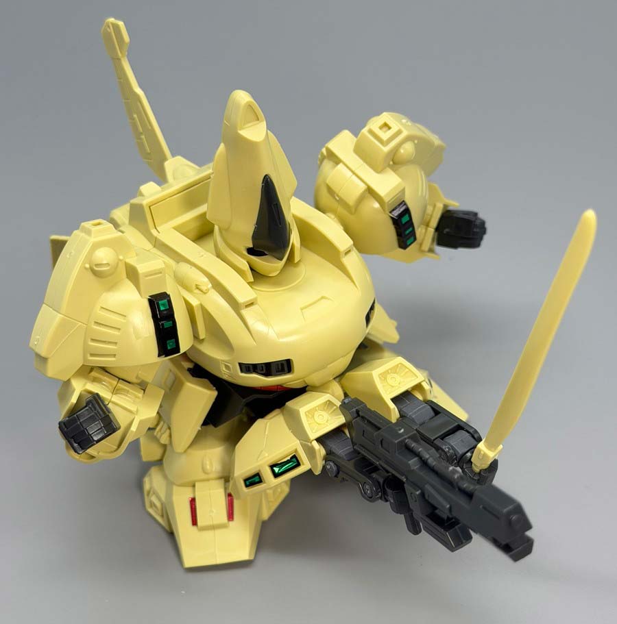 BB戦士ジ・オのガンプラレビュー画像です