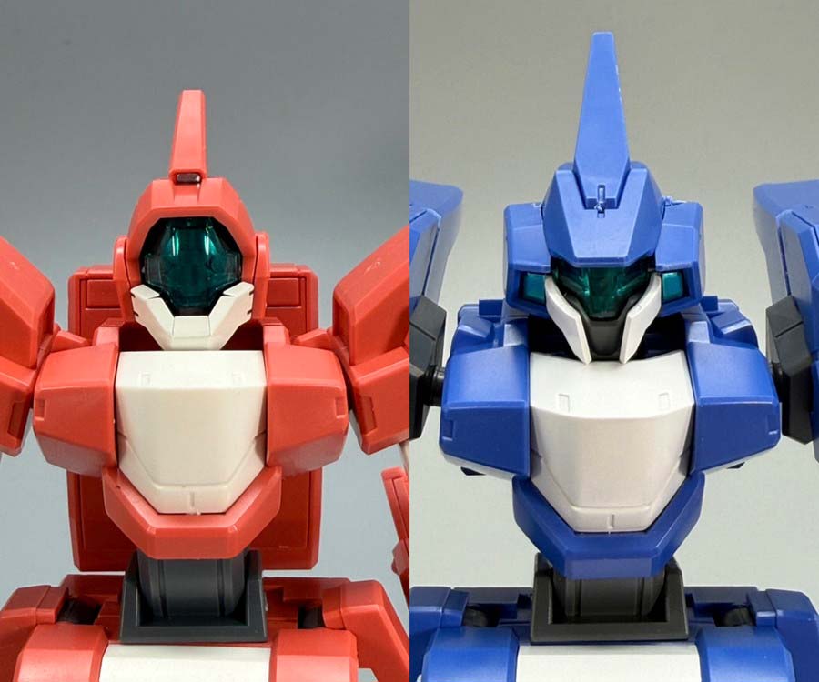 HGジェノアスOカスタムのガンプラレビュー画像です