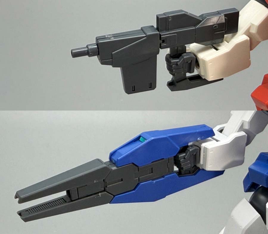 HGジェノアスOカスタムのガンプラレビュー画像です