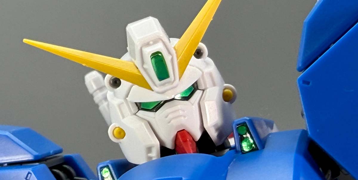MG F90 クラスターガンダムのガンプラレビュー画像です