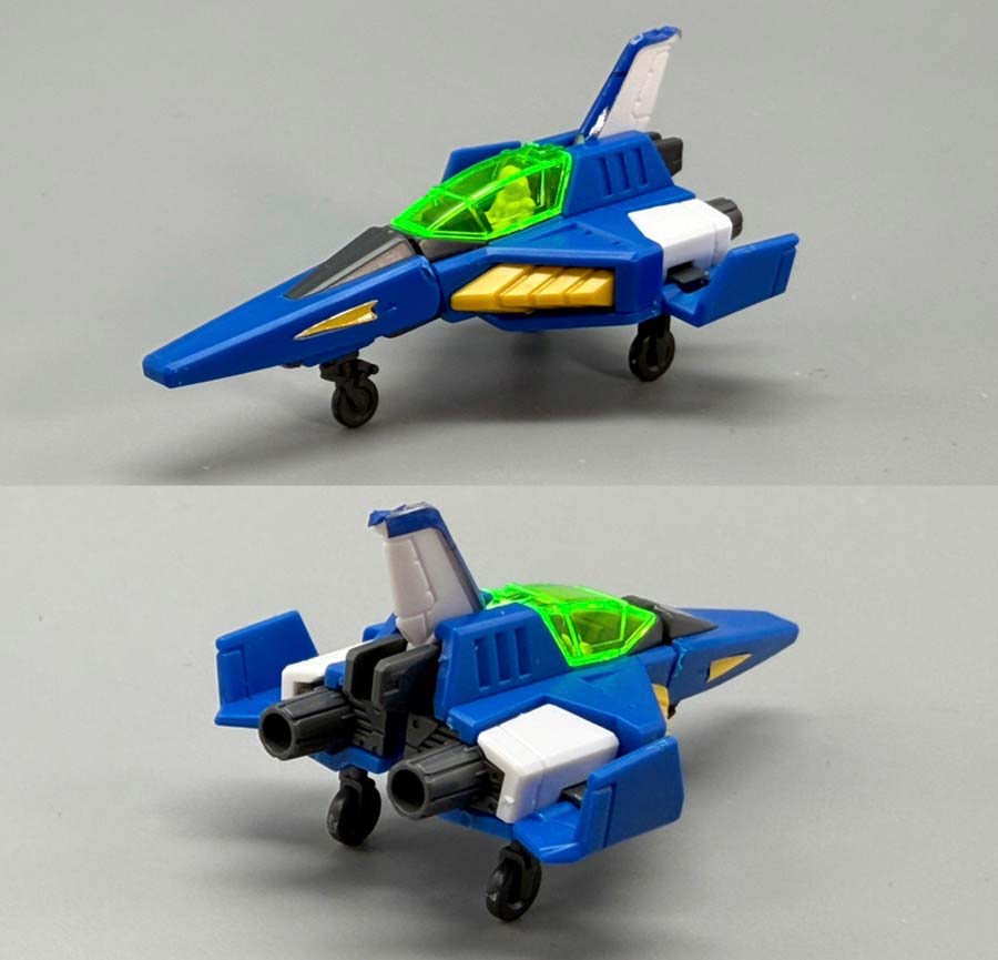 MG F90 クラスターガンダムのガンプラレビュー画像です