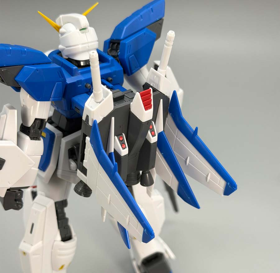 MG F90 クラスターガンダムのガンプラレビュー画像です