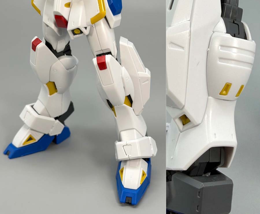 MG F90 クラスターガンダムのガンプラレビュー画像です