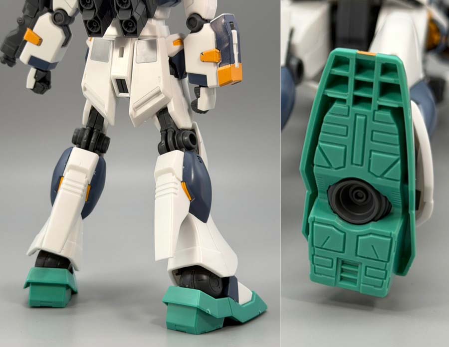 HG量産型νガンダムのガンプラレビュー画像です
