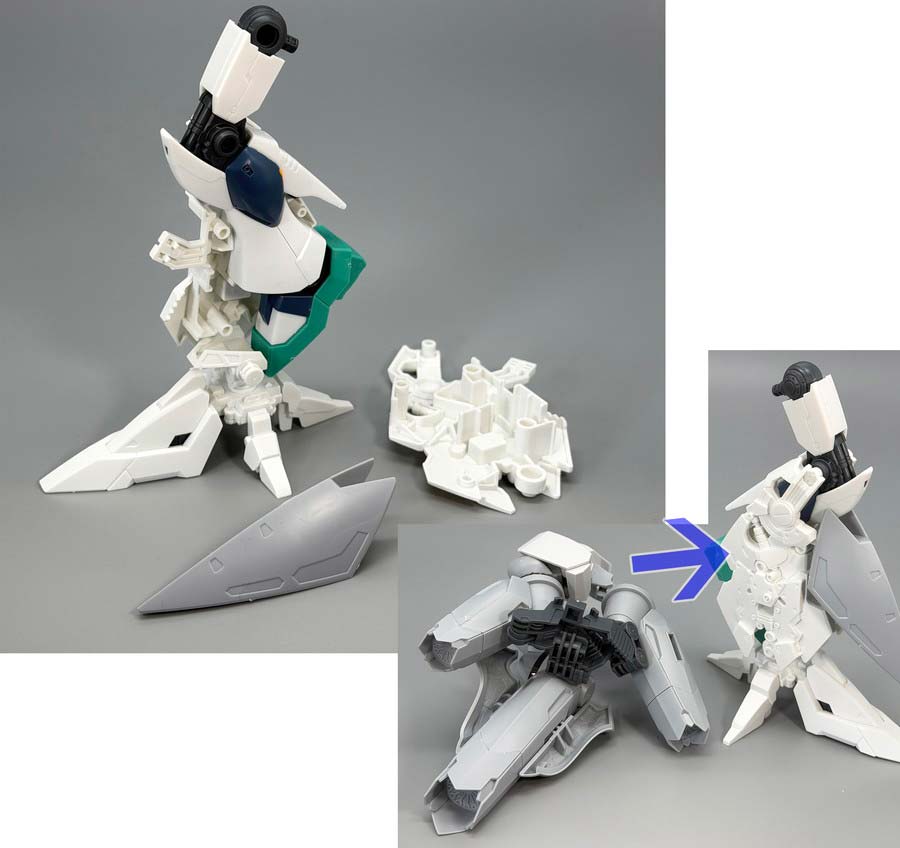 HGアリュゼウスのガンプラレビュー画像です