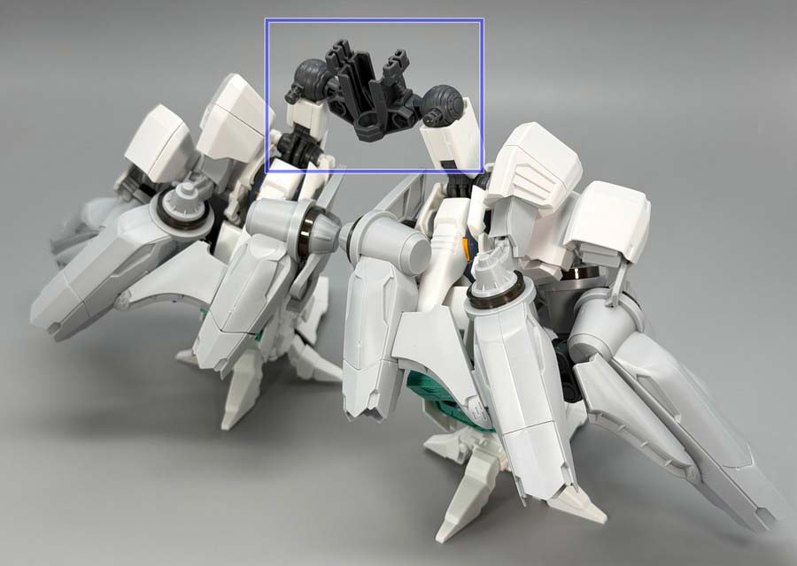HGアリュゼウスのガンプラレビュー画像です