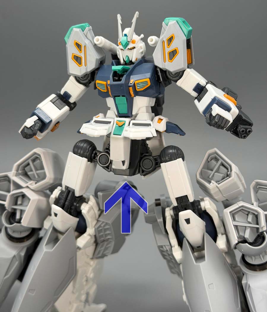 HGアリュゼウスのガンプラレビュー画像です