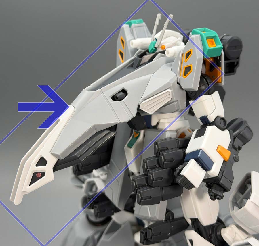 HGアリュゼウスのガンプラレビュー画像です